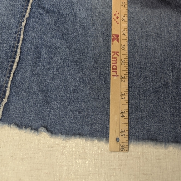 Lauren Ralph Lauren Patchwork Denim Maxi Skirt 20W Plus Size Y2K Vintage - Picture 15 of 16